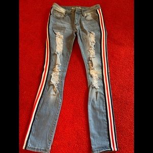 Machine stretch jeans